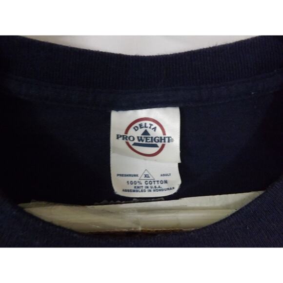 Chicago Cubs T Shirt Size XL Blue Red Delta Pro Weight Knit in USA 2004 Graphic - Picture 5 of 7